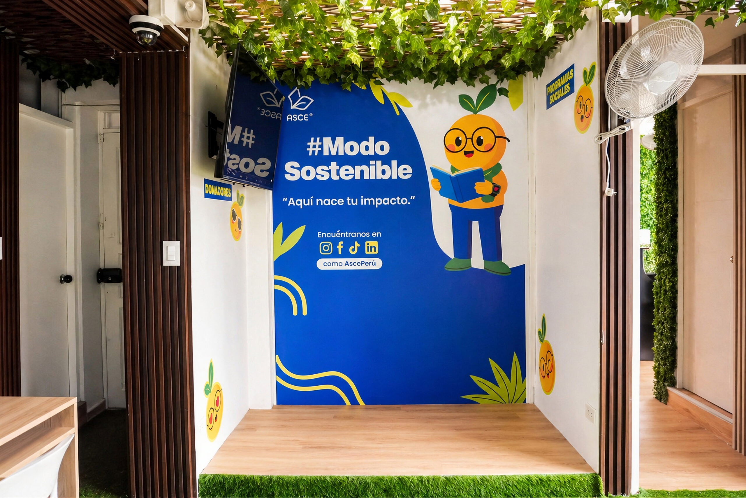 Espacio sostenible de ASCE Coworking en San Miguel